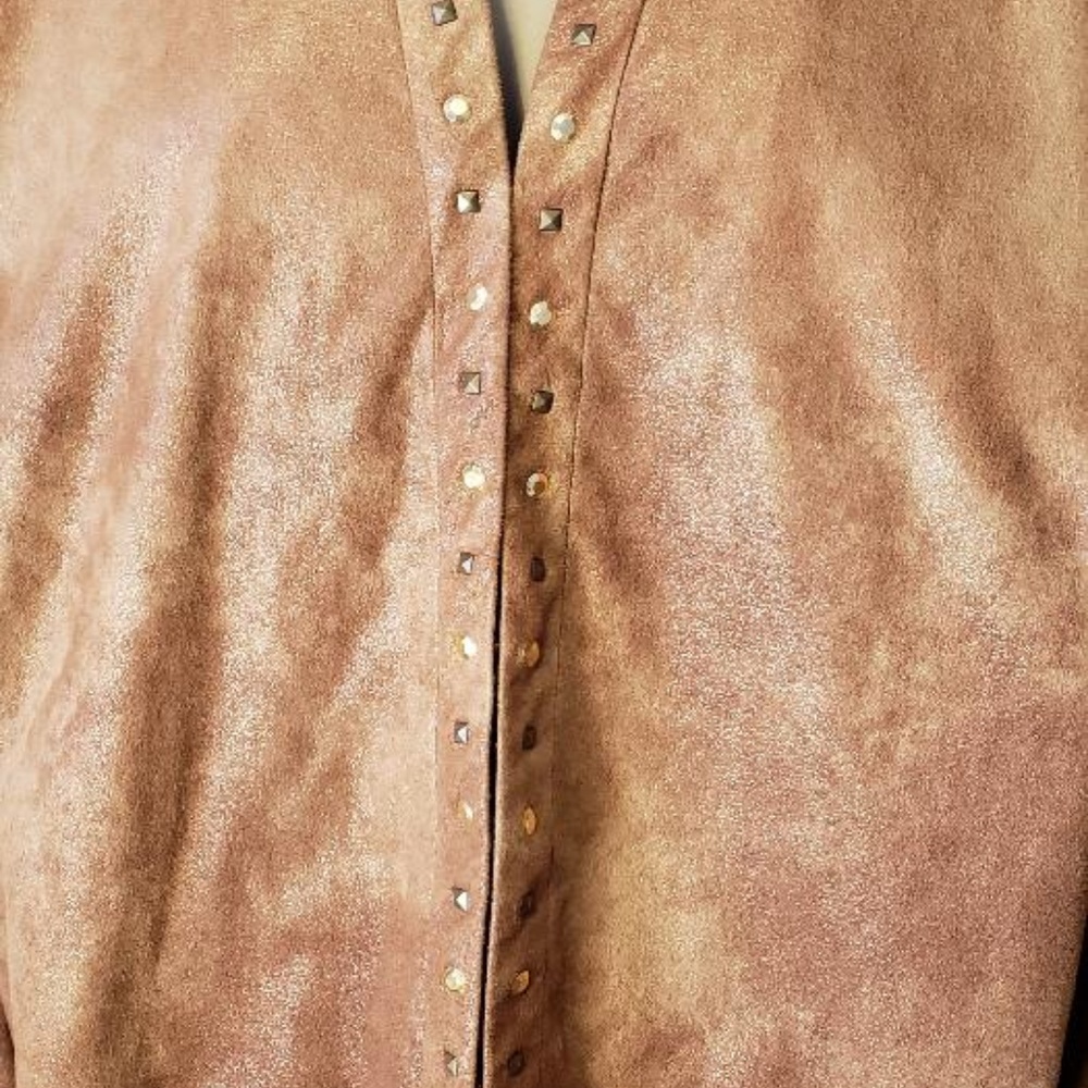 Brown Riveted Jacket - Picture 2 of 3